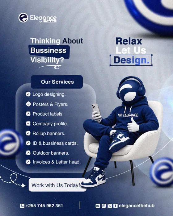 Thinking about business visibility? Relax. Let us design.