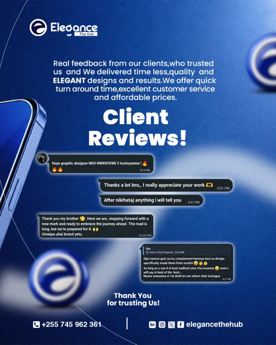 Real feedback from real clients. Asanteni kwa kutuamini.